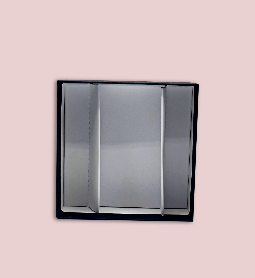 Scatola degustazione 10 x 10 x 4 Fondo e coperchio - (scegli il colore)