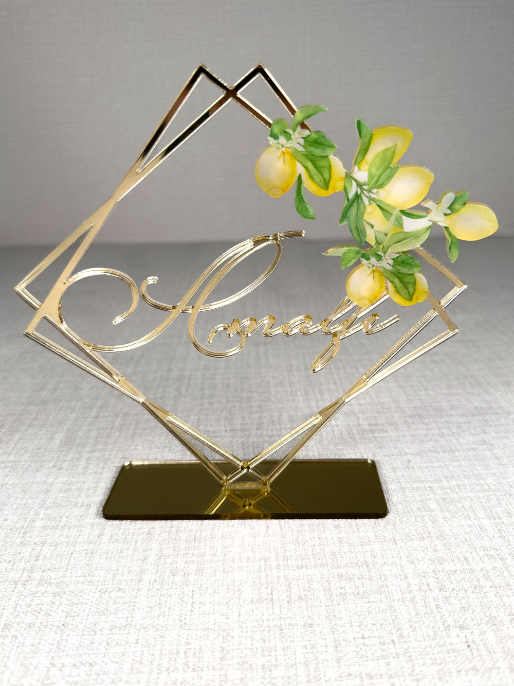 Segnatavolo in plex Amalfi