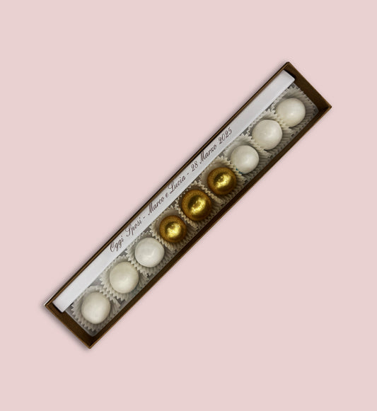 Scatola degustazione 22 x 4 x 3  Fondo e coperchio - (scegli il colore)