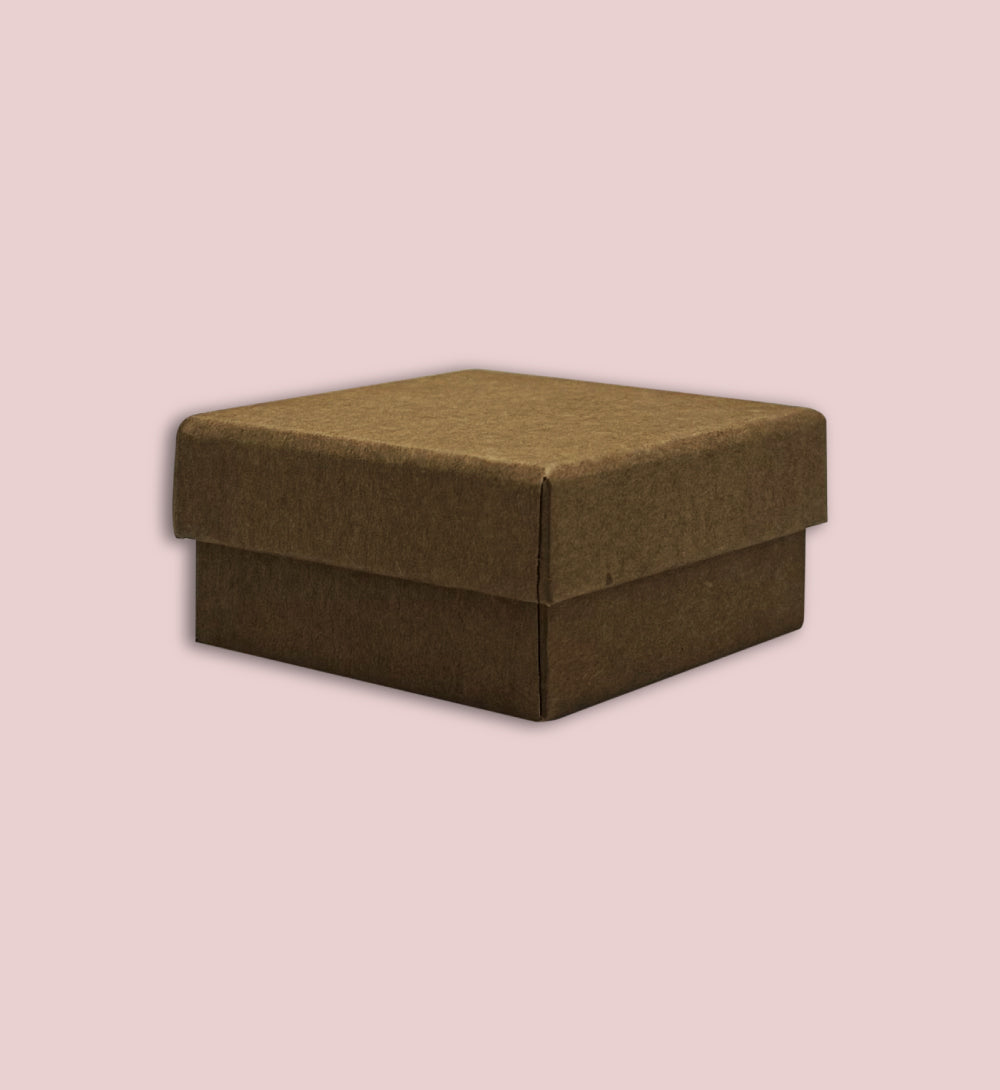 Scatola degustazione 6 x 6 x 3  Fondo e coperchio - (scegli il colore)