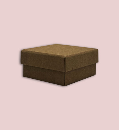 Scatola degustazione 6 x 6 x 3  Fondo e coperchio - (scegli il colore)
