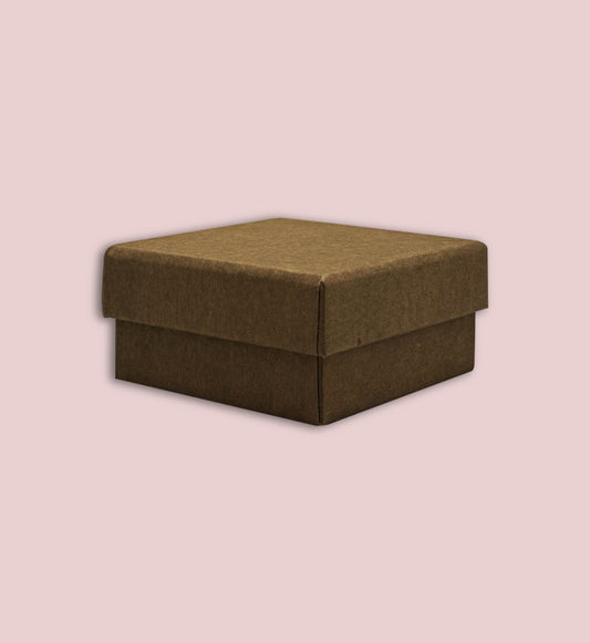 Scatola degustazione 6 x 6 x 3  Fondo e coperchio - (scegli il colore)