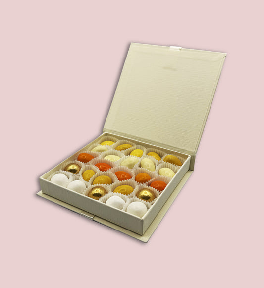 Scatola degustazione 12 x 12 x 2  Apertura a libro - (scegli il colore)