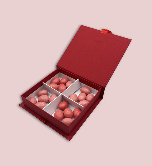 Scatola degustazione 12 x 12 x 3  Apertura a libro - (scegli il colore)