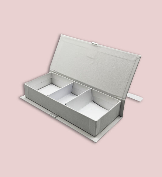 Scatola degustazione 17 x 7 x 3  Apertura a libro - (scegli il colore)