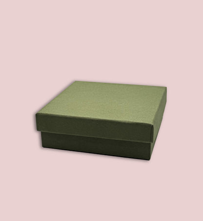 Scatola degustazione 9 x 9 x 3  Fondo e coperchio - (scegli il colore)