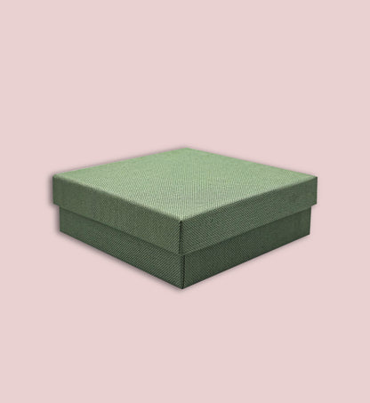 Scatola degustazione 9 x 9 x 3  Fondo e coperchio - (scegli il colore)