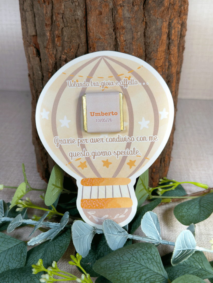 Segnaposto con cremino leoncino